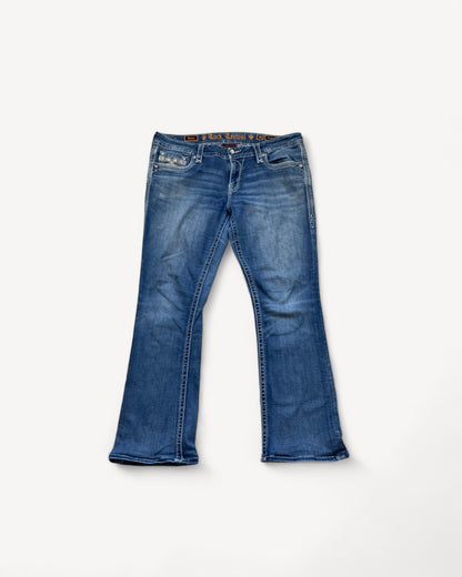 ROCK REVIVAL JEANS W33 L32 #RR9