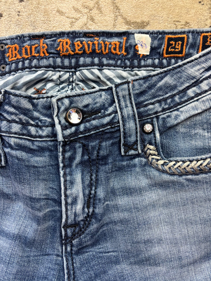 ROCK REVIVAL JEANS W29 L30 #RR7