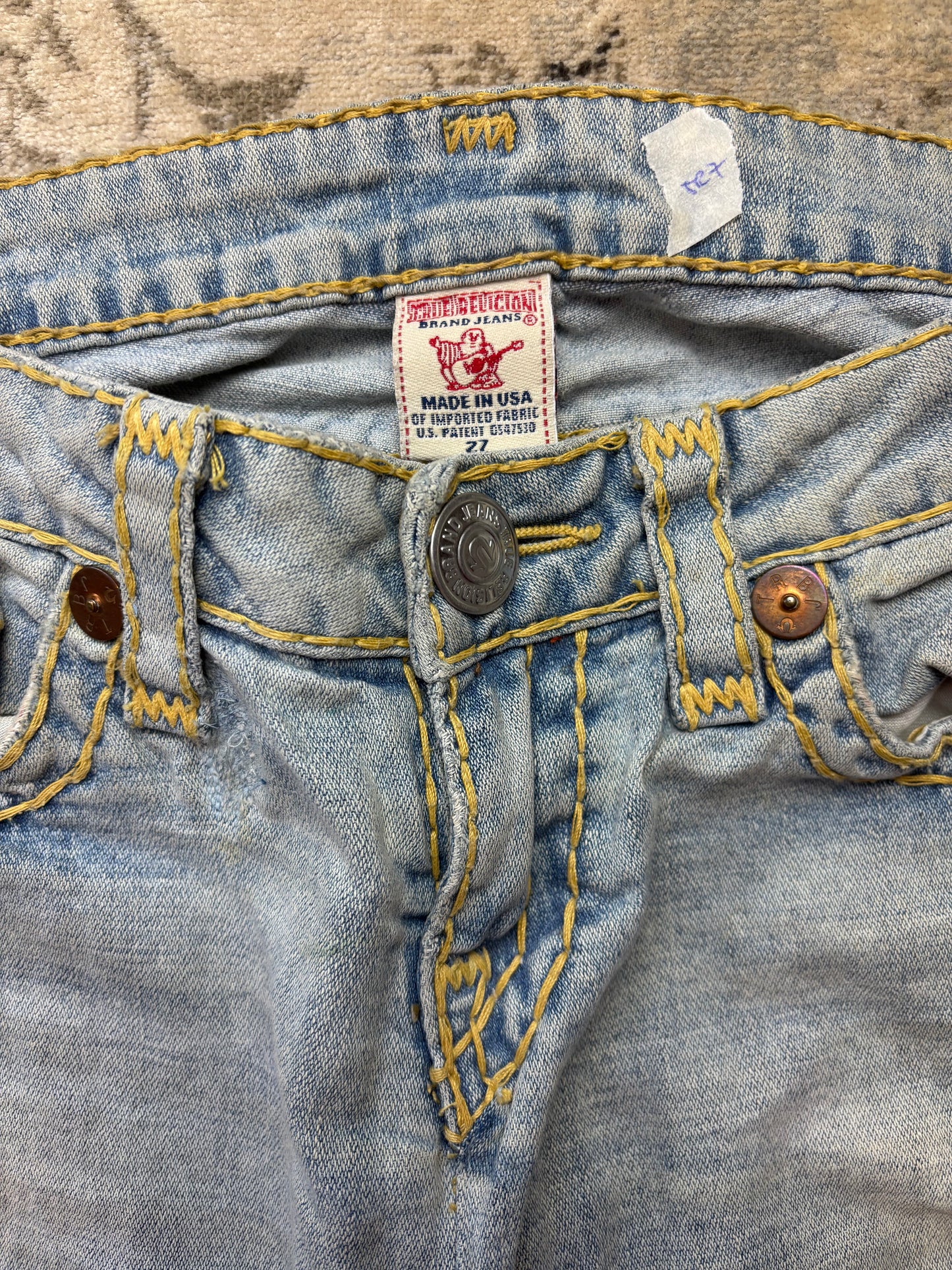 TRUE RELIGION JEANS W27 L32 #TR7