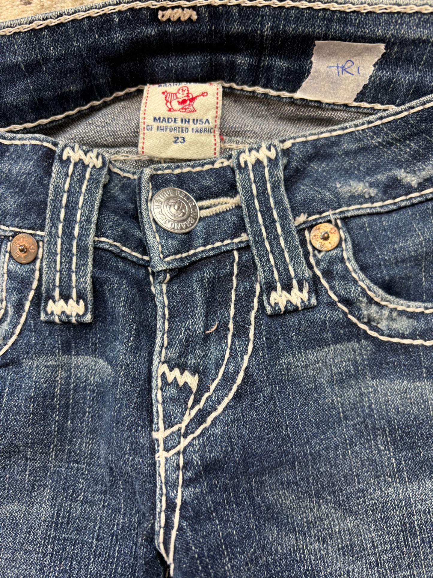 TRUE RELIGION JEANS W23 L32 #TR1