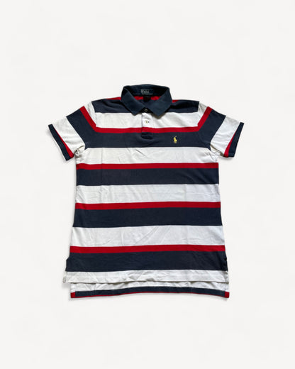 RALPH LAUREN POLO SHIRT STRIPED (L)