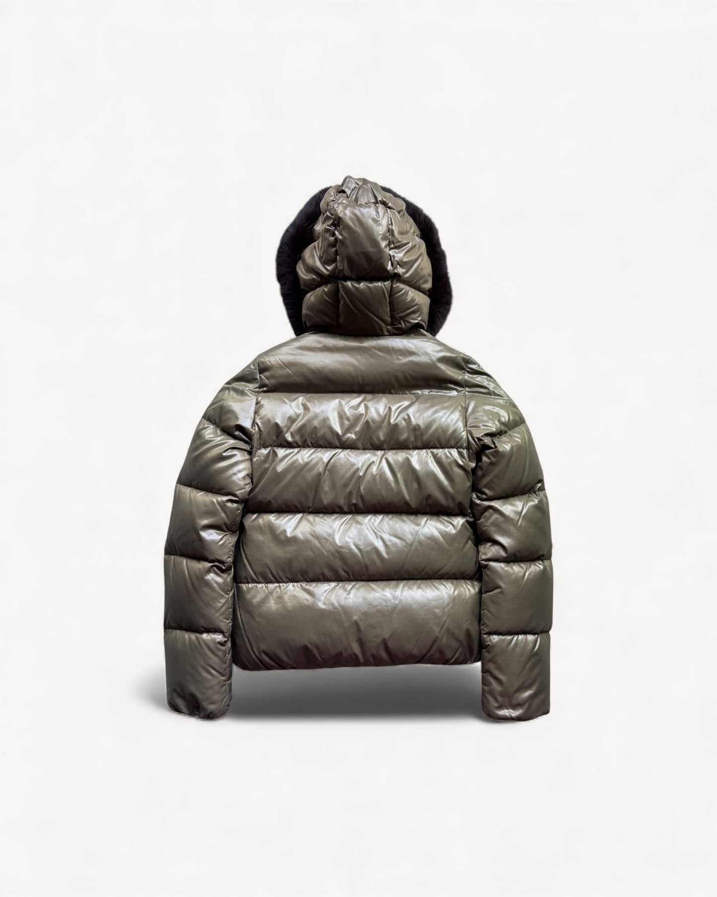 DUVETICA GREEN WOMEN PUFFER JACKET (S)
