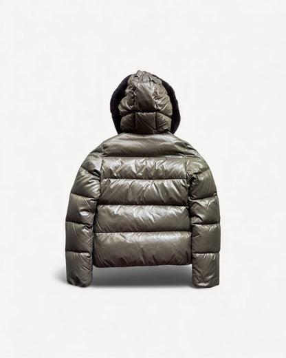 DUVETICA GREEN WOMEN PUFFER JACKET (S)