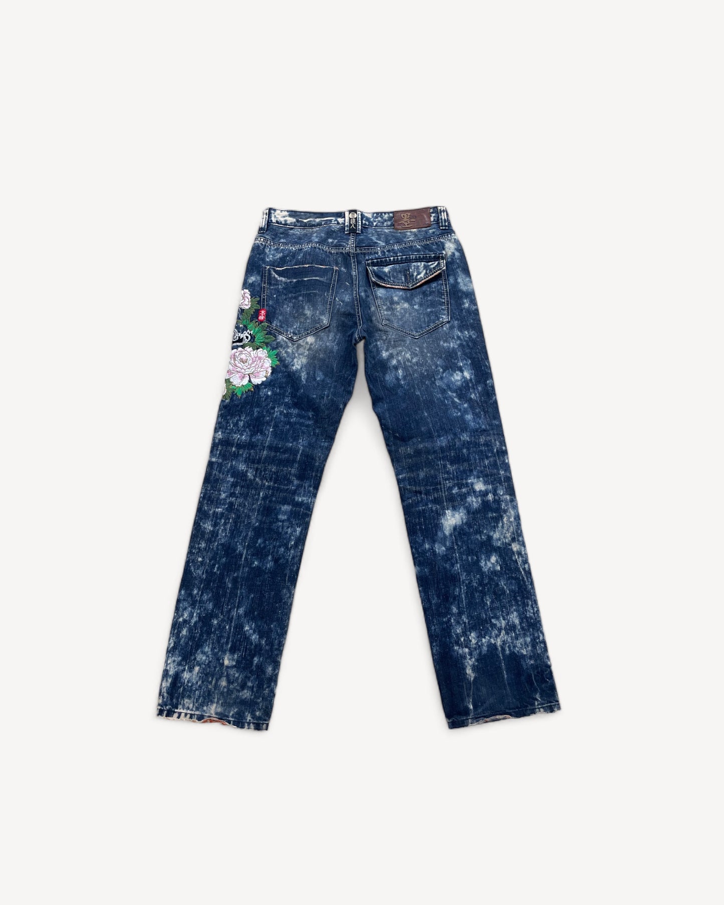 JAPANESE EMBROIDERED DENIM W32 L32