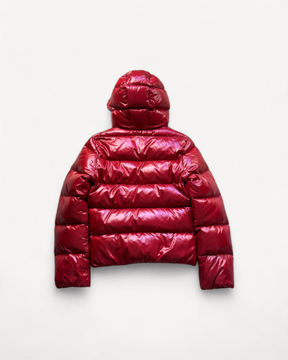 DUVETICA RED PUFFER JACKET (S)