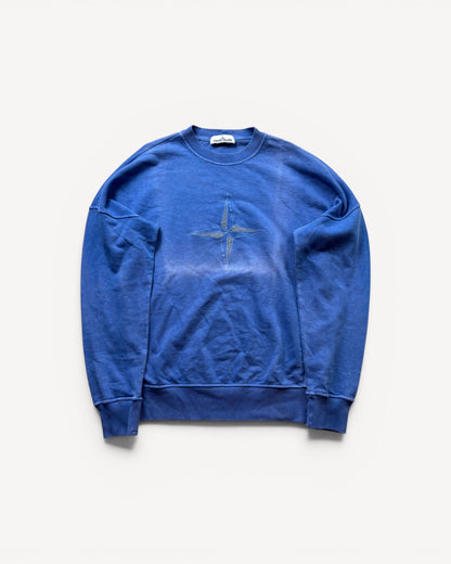 STONE ISLAND BLUE SWEATER (L)