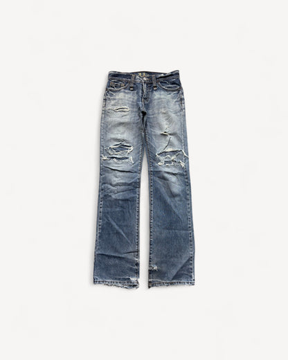 JAPANESE EMBROIDERED DENIM W30 L32 #JAP5