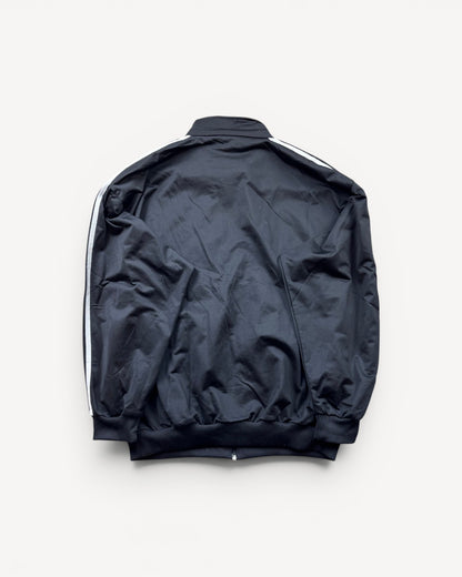 ADIDAS BLACK ZIP UP VEST (L)