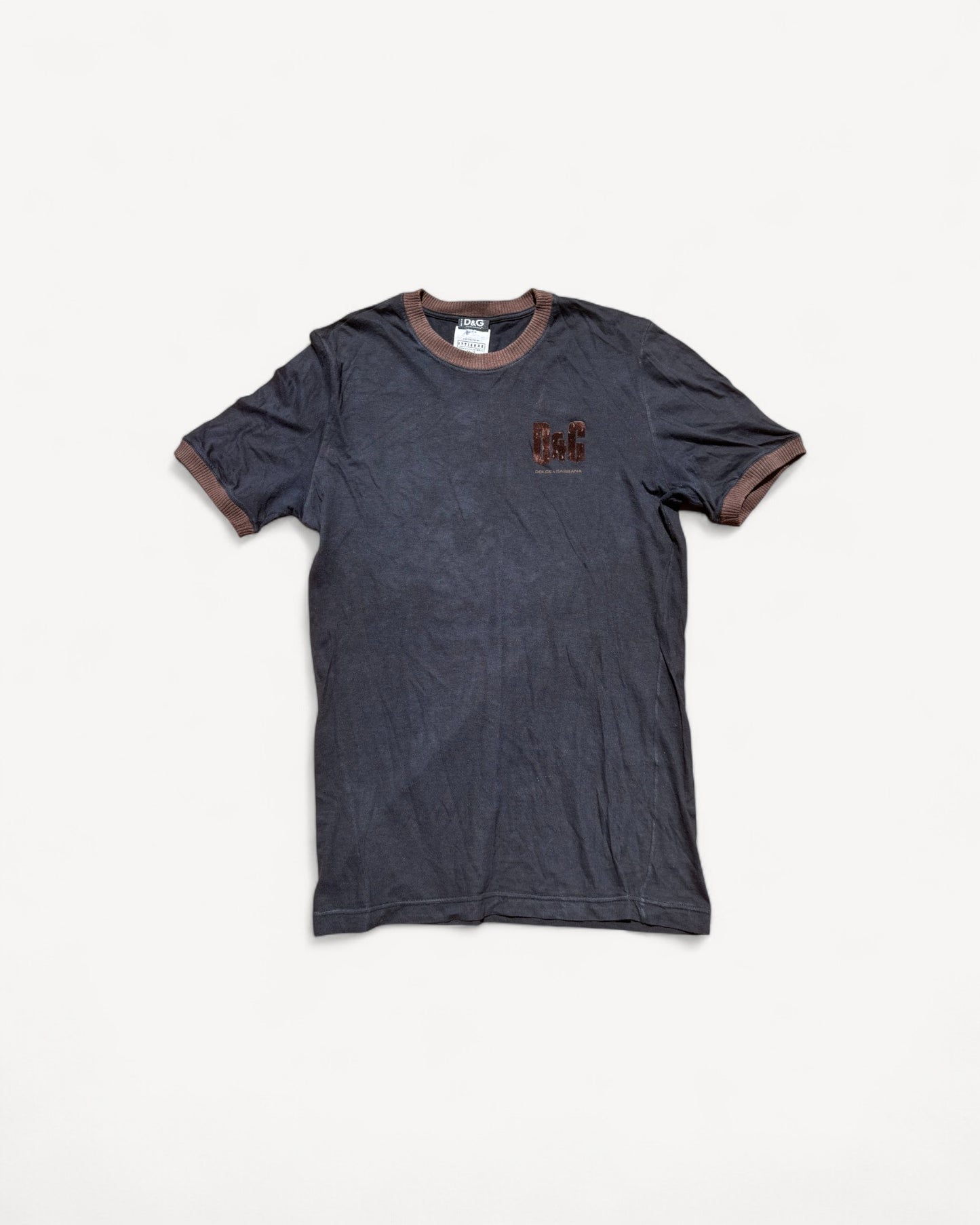 DOLCE & GABBANA BLACK T-SHIRT (L)