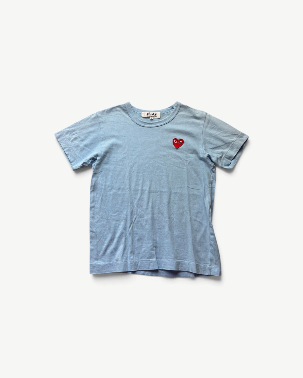 CDG PLAY BABYBLUE T-SHIRT (S)