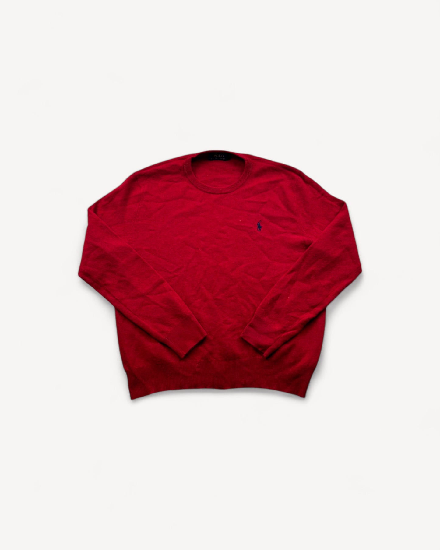 RALPH LAUREN RED KNIT (M)