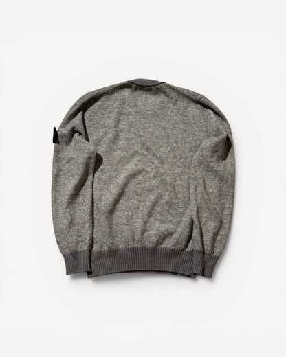 STONE ISLAND GREY KNIT (M)