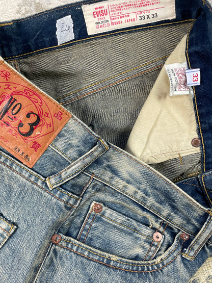 EVISU JEANS W33 L33 #E4