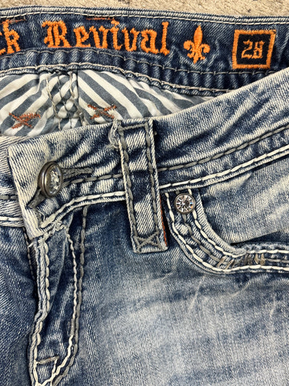 ROCK REVIVAL JEANS W28 L30 #RR6
