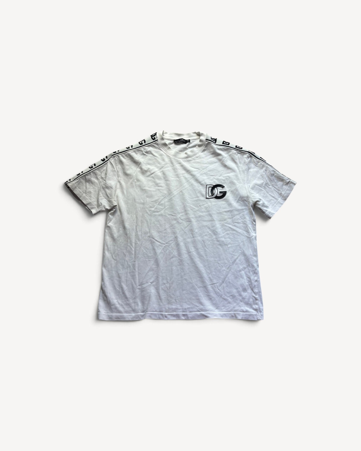 DOLCE & GABBANA WHITE T-SHIRT (L)