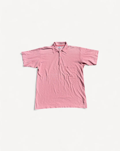 CP COMPANY PINK POLO SHIRT (M)
