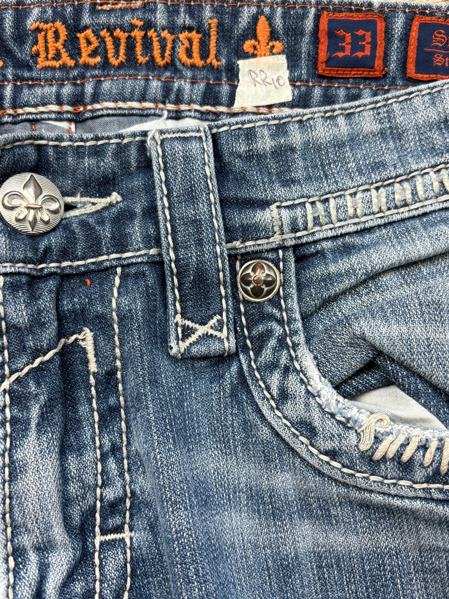 ROCK REVIVAL JEANS W33 L32 #RR10