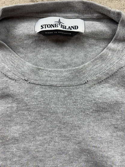 STONE ISLAND GREY KNIT (M)