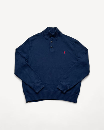 RALPH LAUREN HALF ZIP KNIT (L)