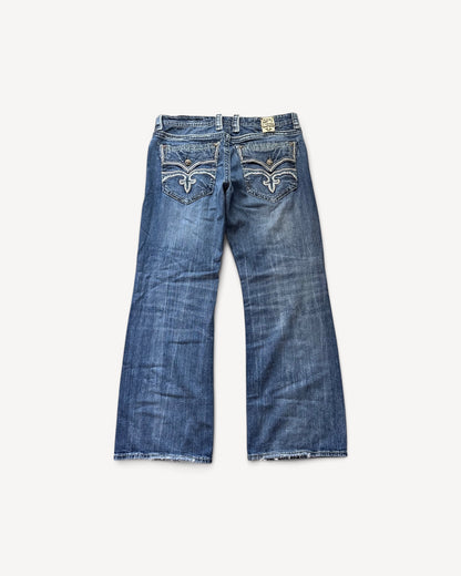 ROCK REVIVAL JEANS W38 L34 #RR33