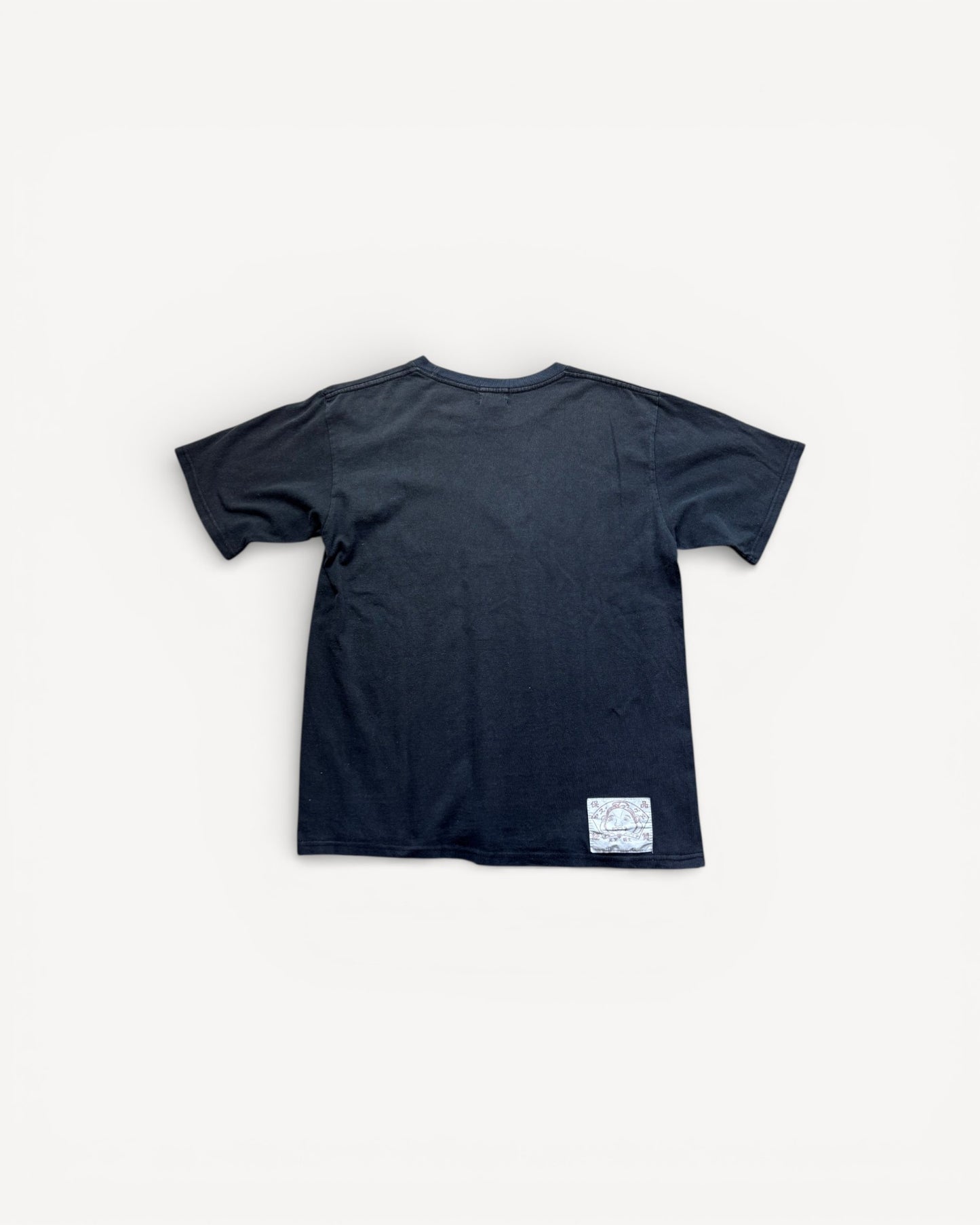 EVISU BLACK T-SHIRT (L)