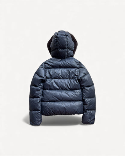 DUVETICA NAVY WOMEN PUFFER JACKET (M)