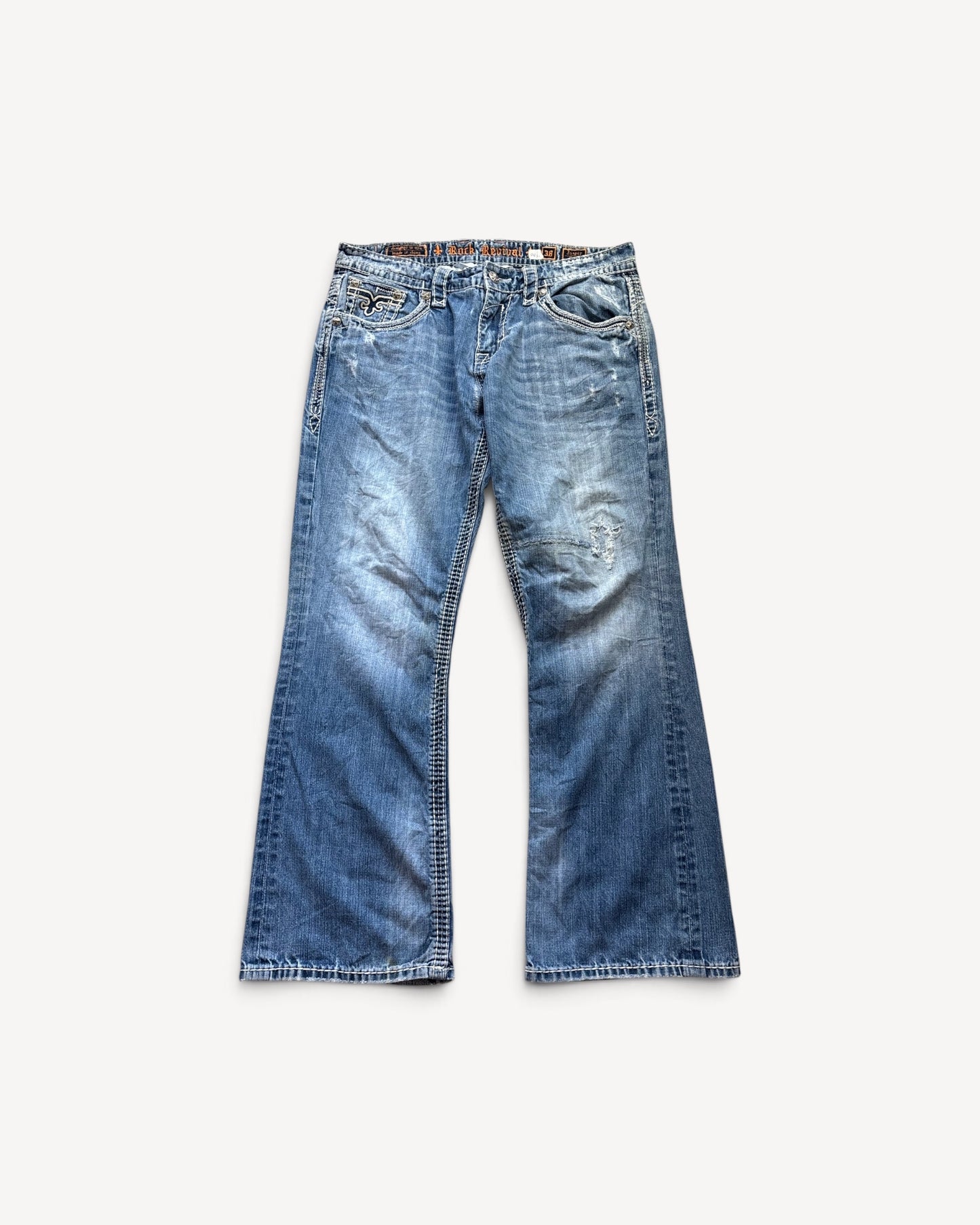 ROCK REVIVAL JEANS W38 L34 #RR32