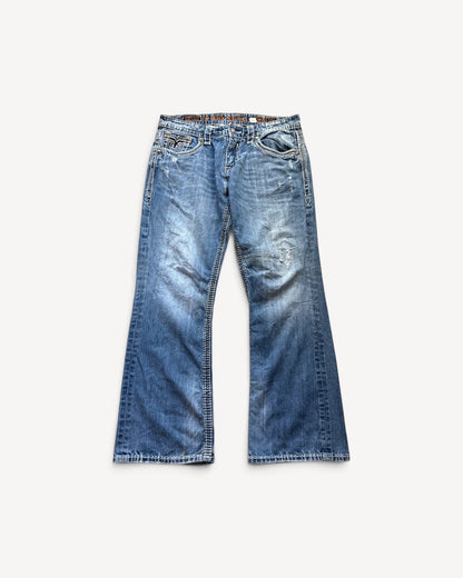 ROCK REVIVAL JEANS W38 L34 #RR32
