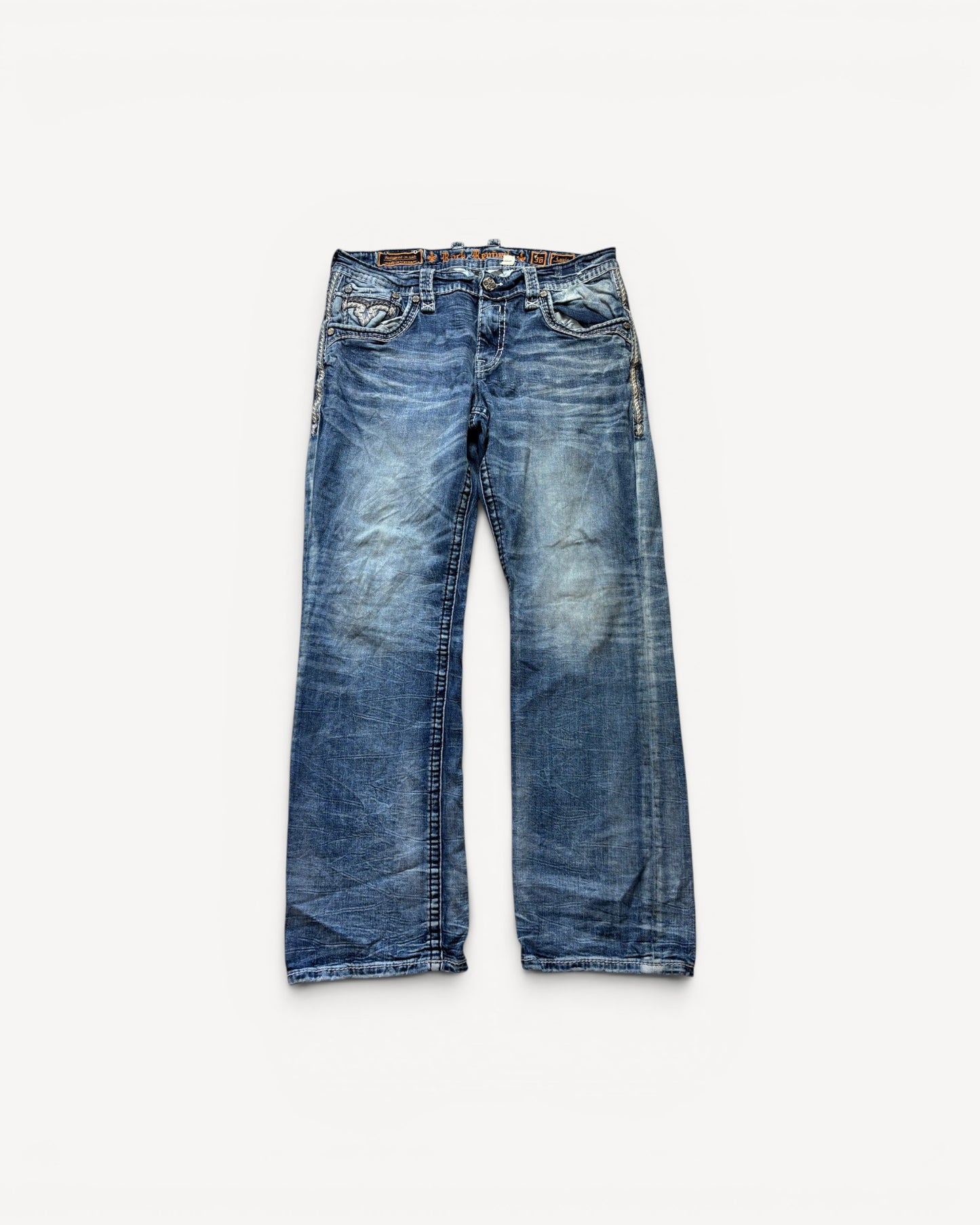 ROCK REVIVAL JEANS W36 L32 #RR51