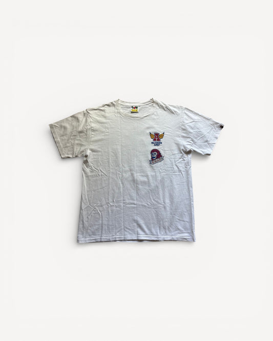 BAPE WHITE T-SHIRT (XL)