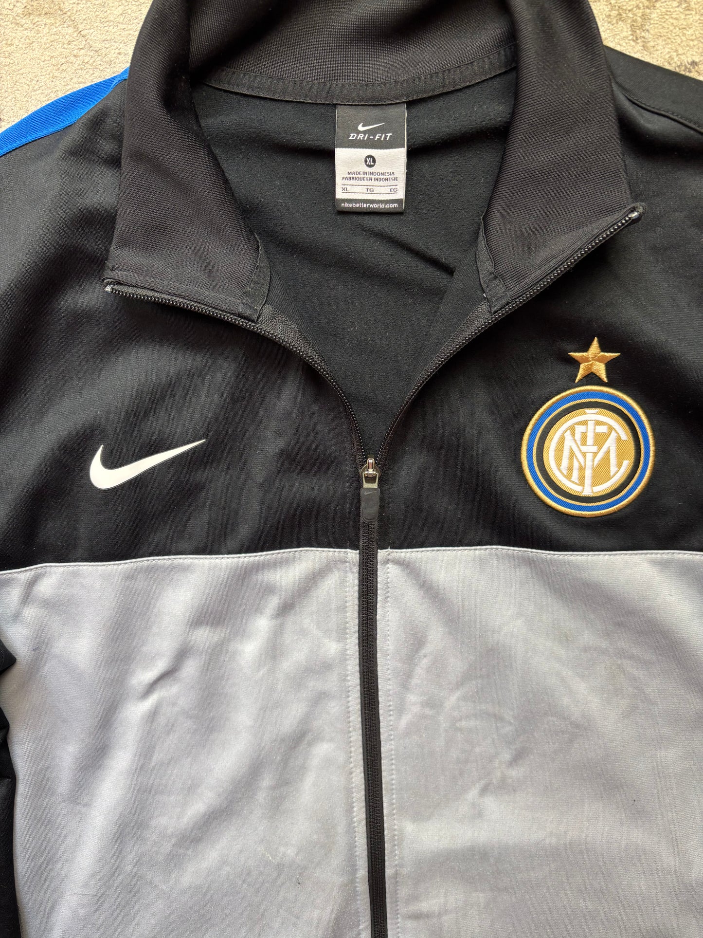 NIKE INTER MILAN ZIP UP VEST (L/XL)