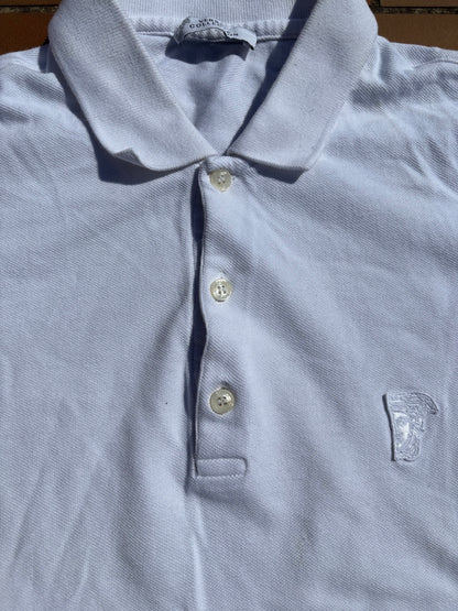 VERSACE WHITE POLO SHIRT (M)