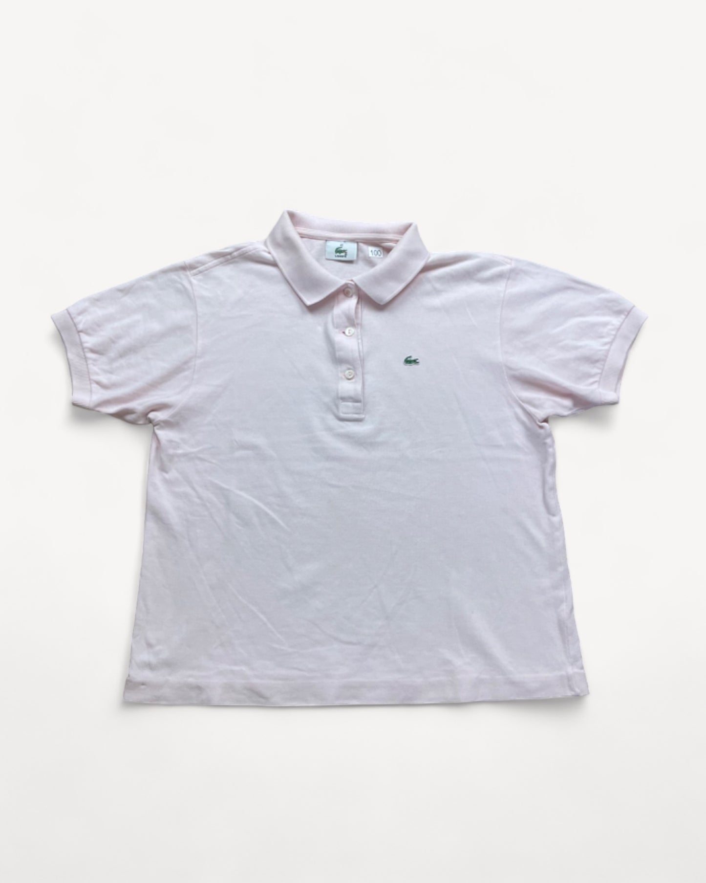 LACOSTE POLO SHIRT PINK (XS)