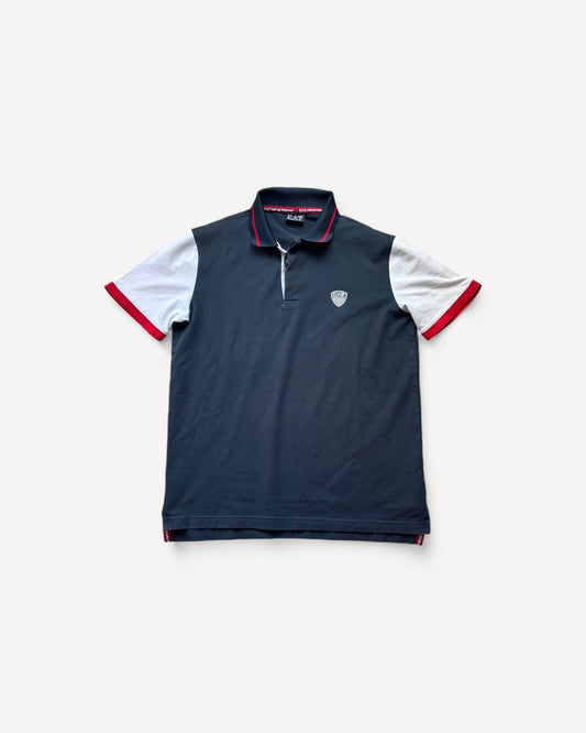 ARMANI BLACK POLO SHIRT (L)