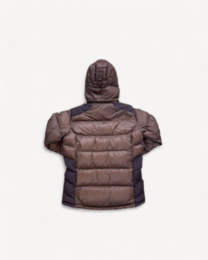 MONTBELL BROWN PUFFER JACKET (L)