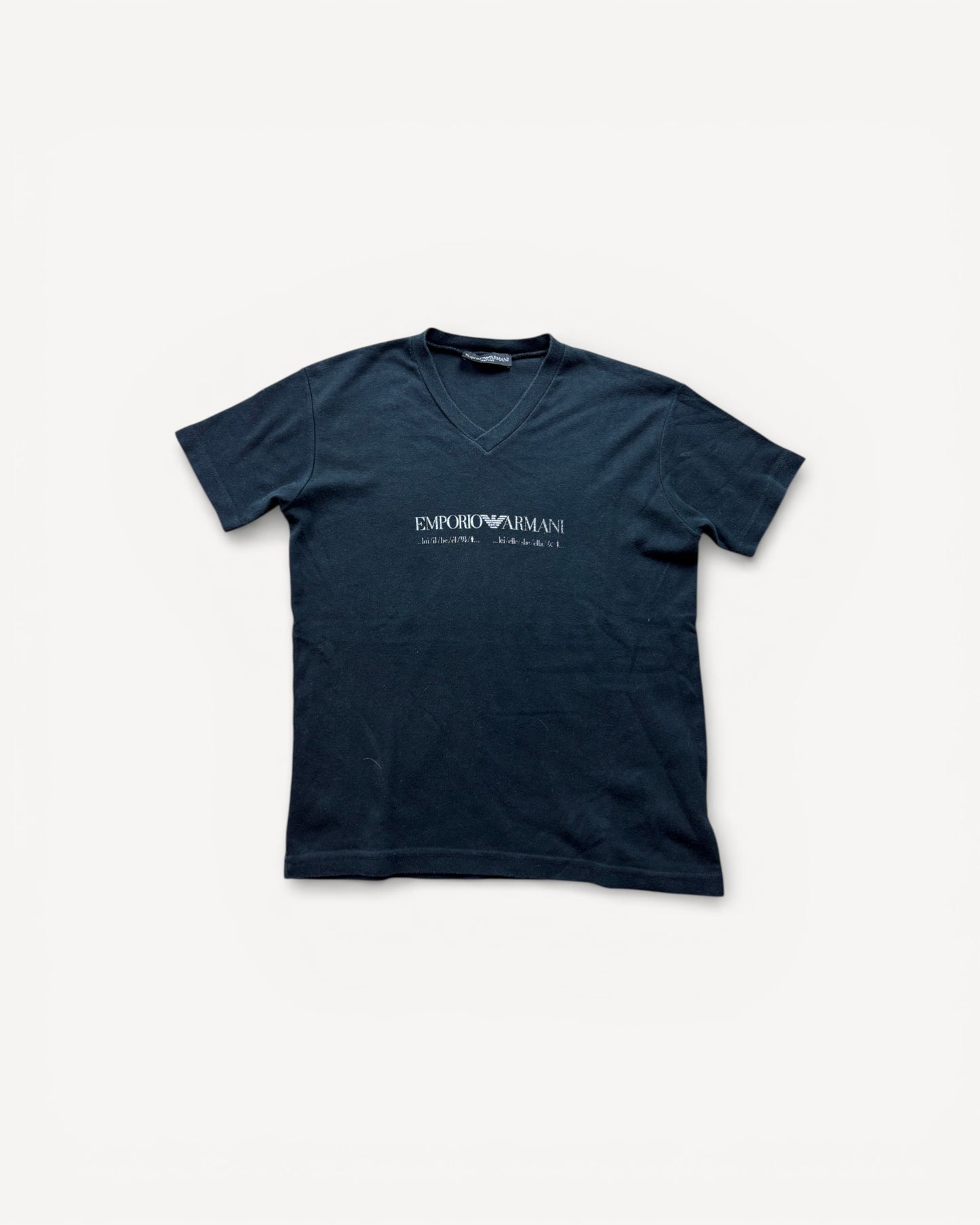 ARMANI BLACK T-SHIRT (M)
