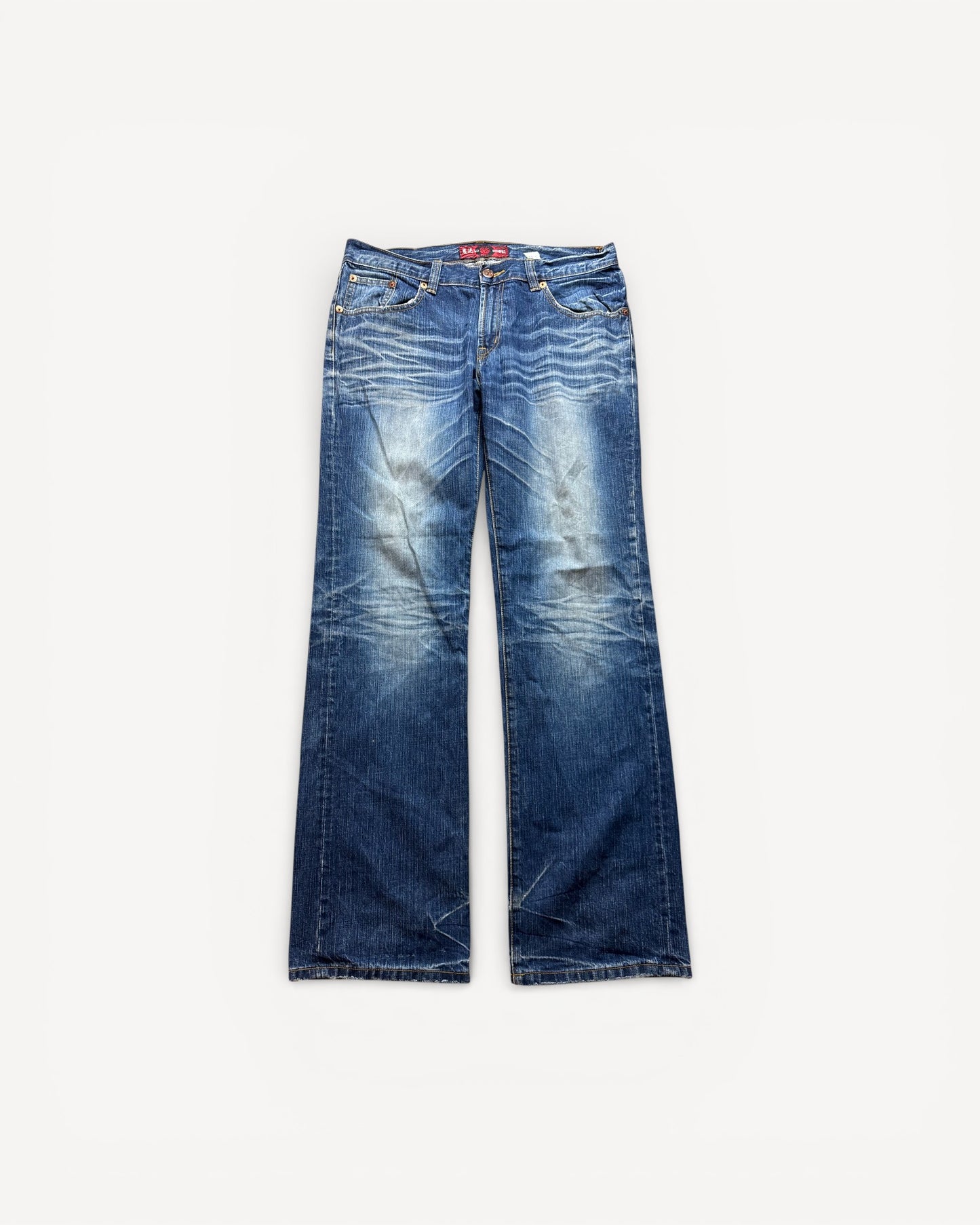 JAPANESE EMBROIDERED DENIM W36 L34 #JAP18