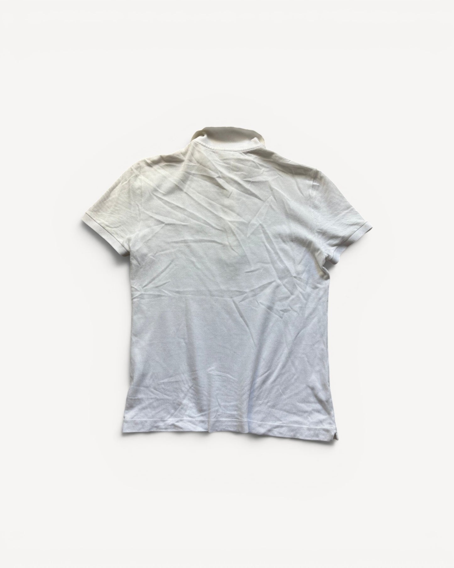 LACOSTE POLO SHIRT WHITE (S)
