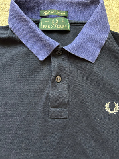 FRED PERRY POLO SHIRT NAVY (M)