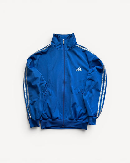 ADIDAS BLUE ZIP UP VEST (M)