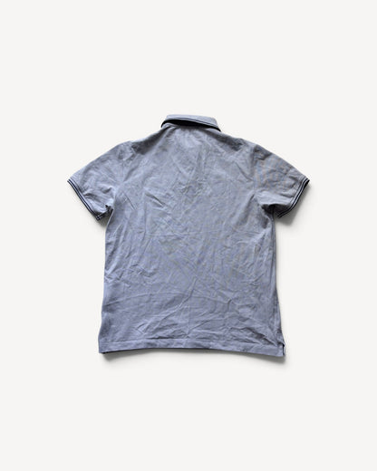 STONE ISLAND GREY POLO SHIRT (M)