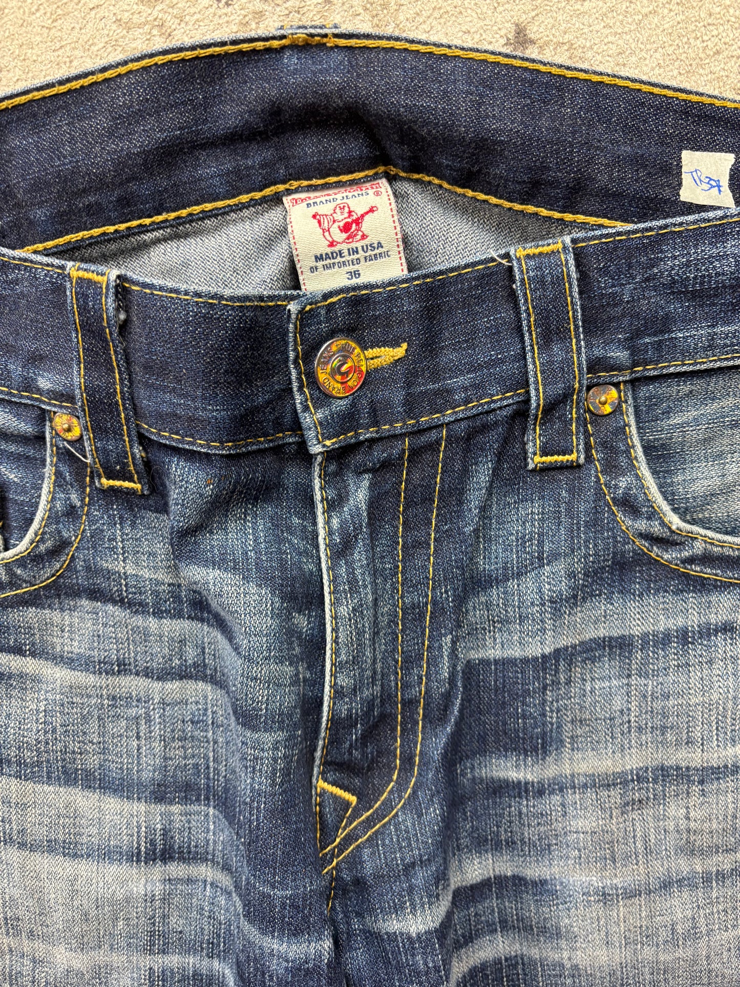 TRUE RELIGION JEANS W36 L30 #TR37