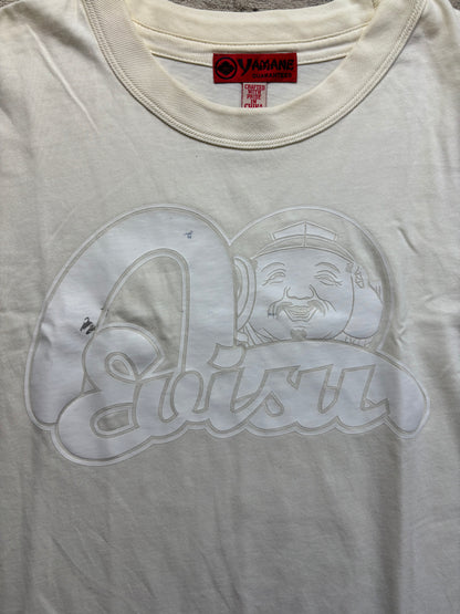 EVISU WHITE/CREME T-SHIRT (M)
