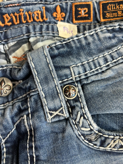 ROCK REVIVAL JEANS W32 L32 #RR15