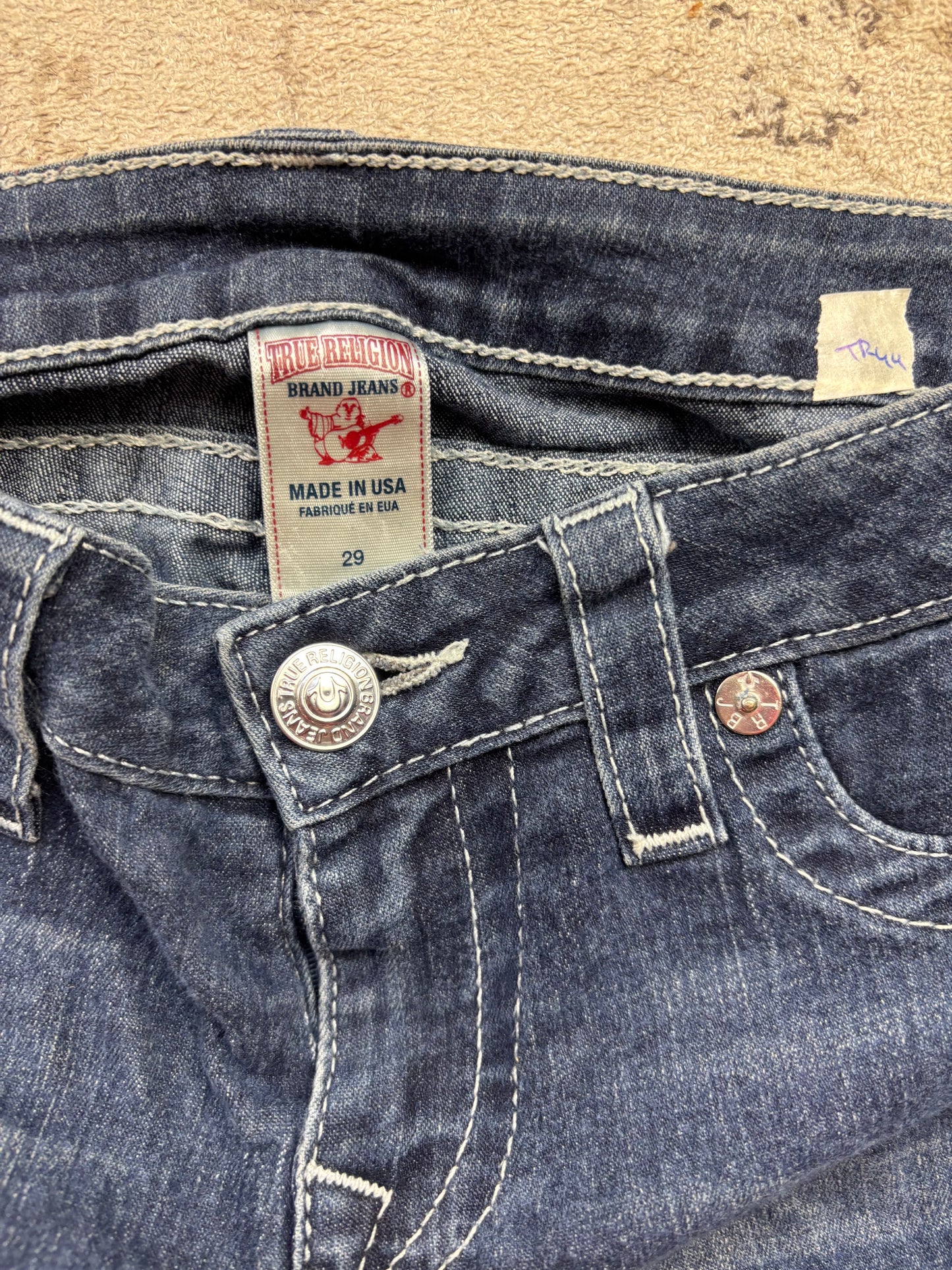 TRUE RELIGION JEANS W29 L32 #TR44