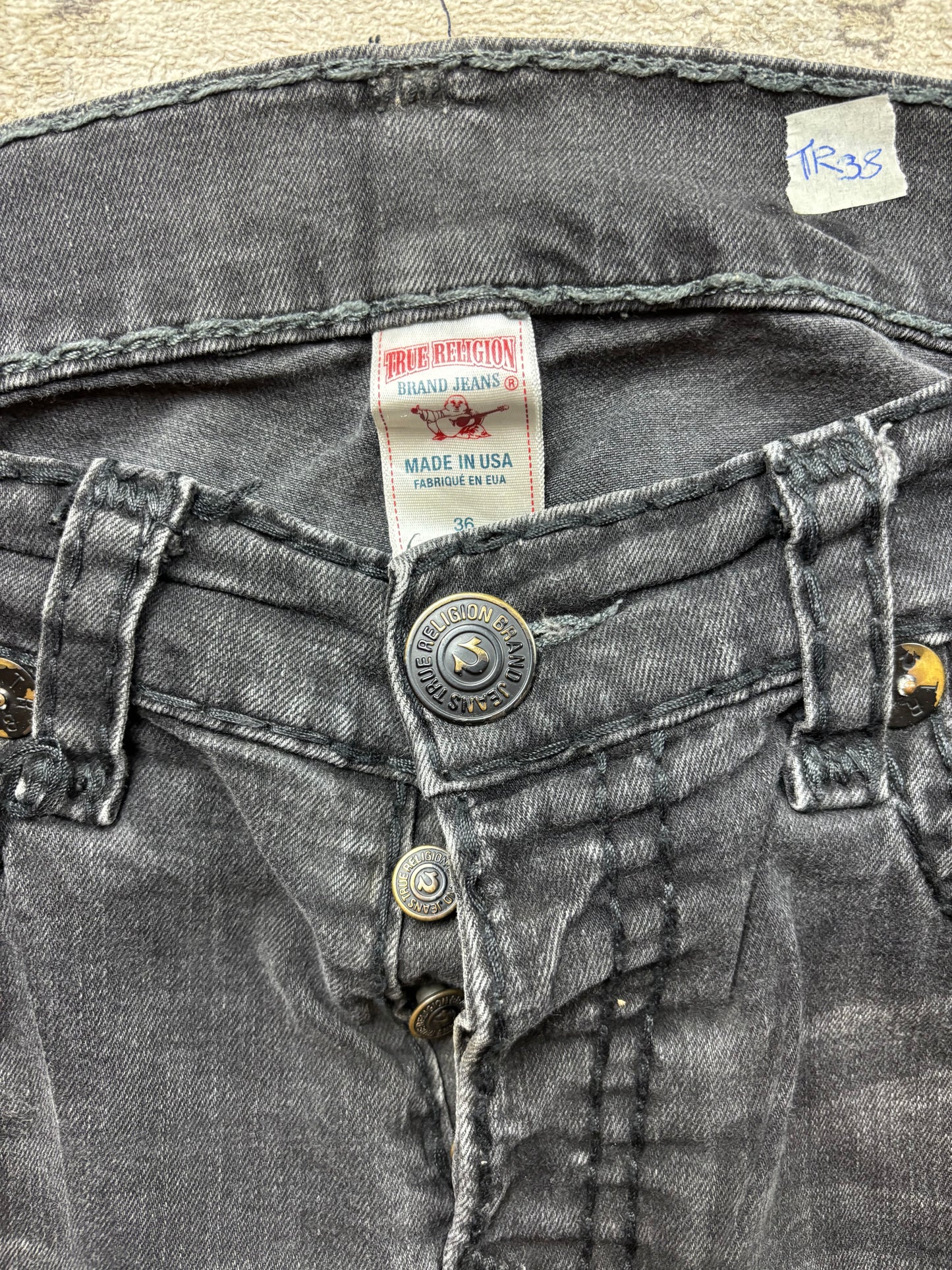 TRUE RELIGION JEANS W36 L32 #TR38