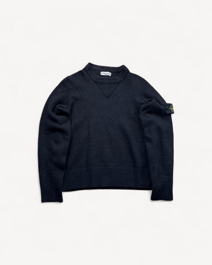 STONE ISLAND BLACK KNIT (S)