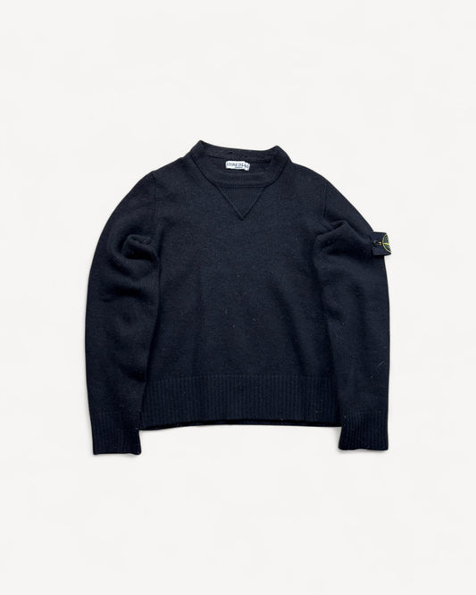 STONE ISLAND BLACK KNIT (S)