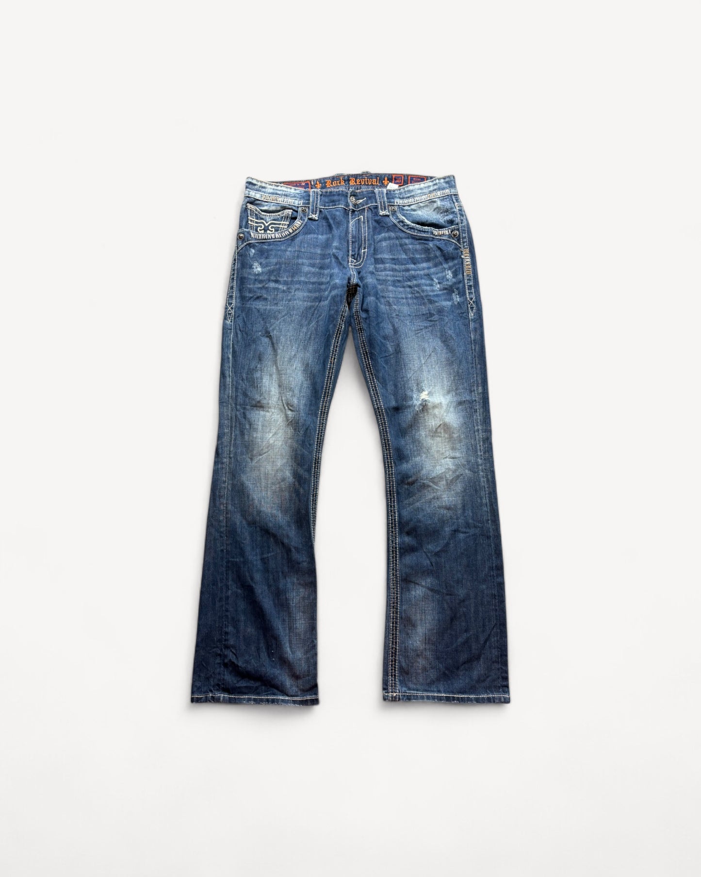 ROCK REVIVAL JEANS W36 L34 #RR21