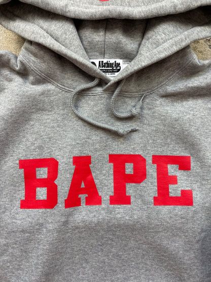 BAPE GREY HOODIE (XL)